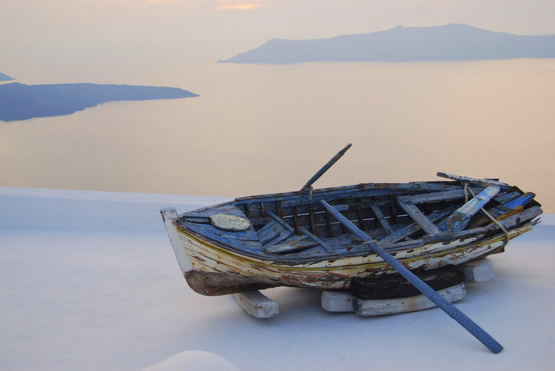 Weathered Wooden Boat