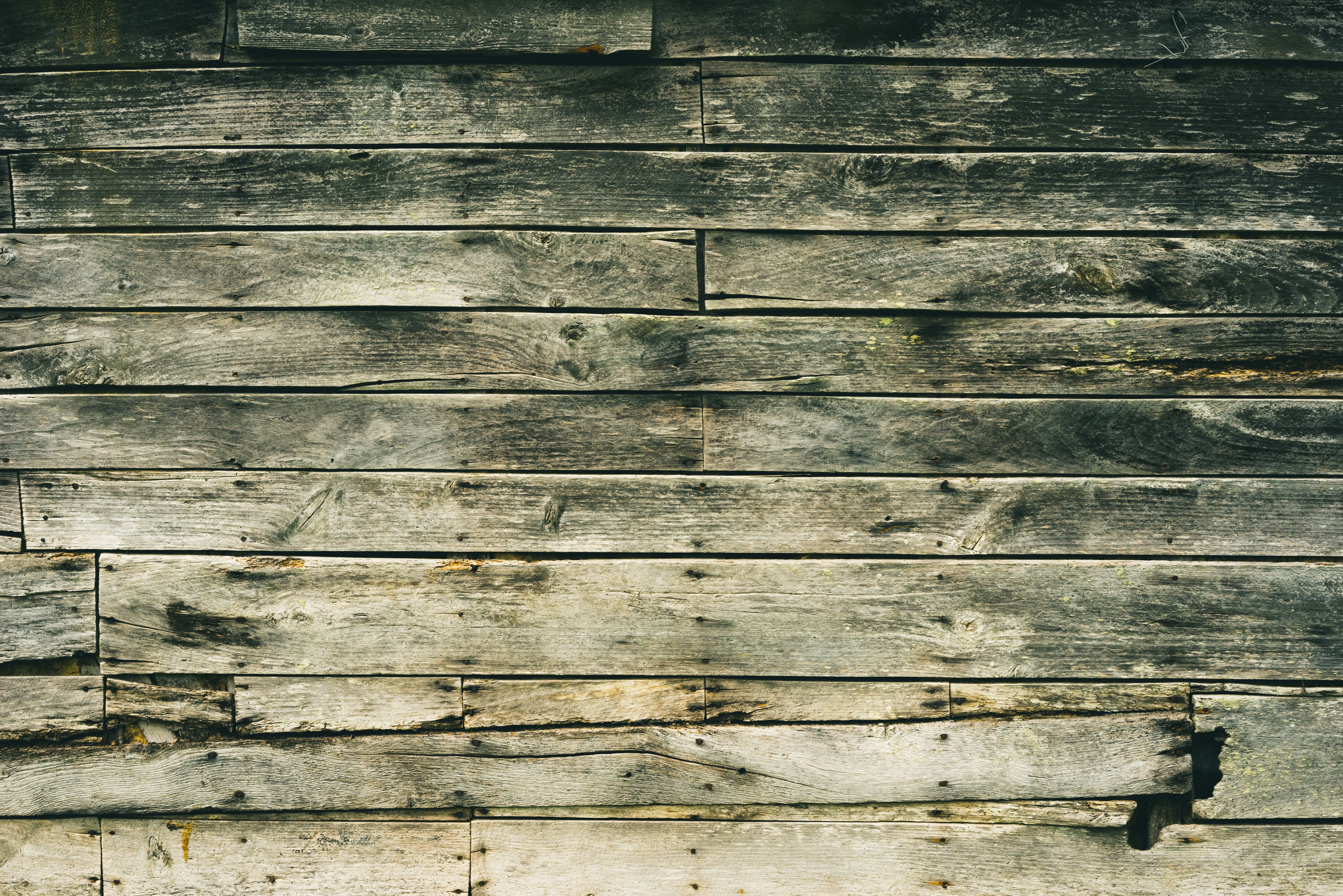 weathered wooden planks