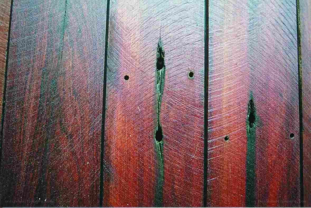 weathered wooden planks