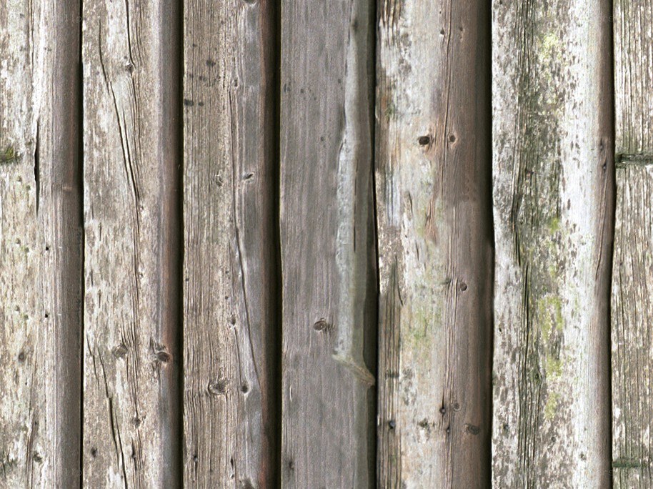 weathered wooden planks