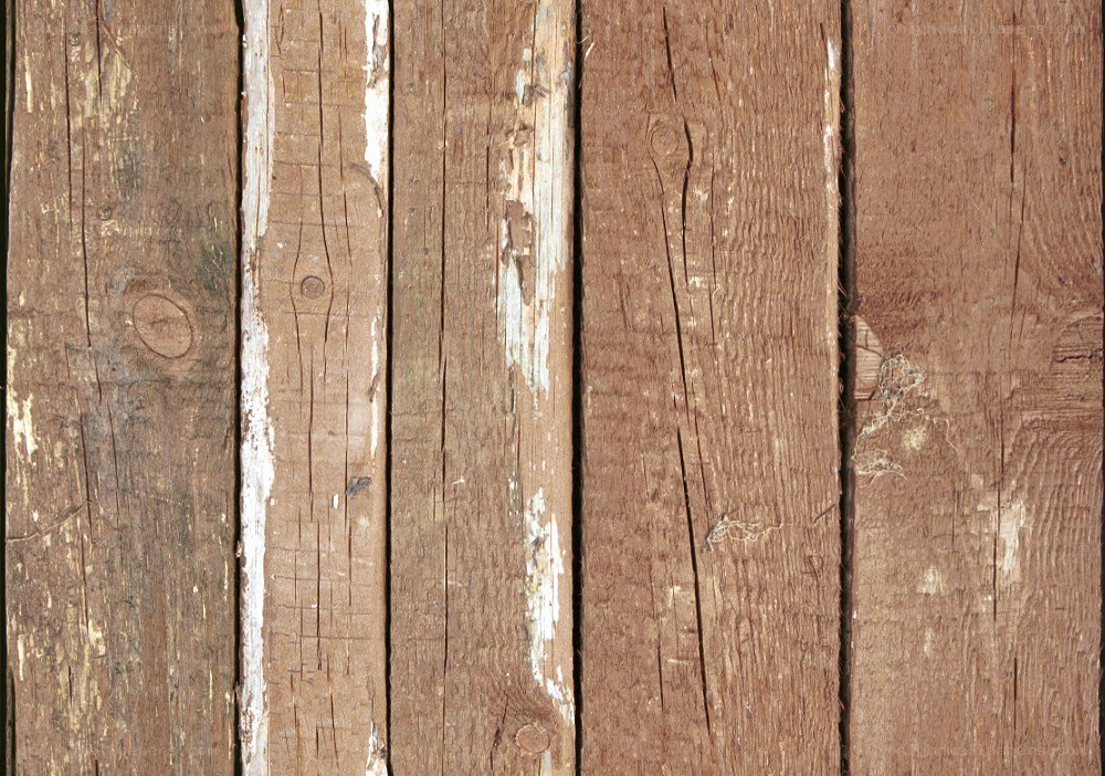 weathered wooden planks