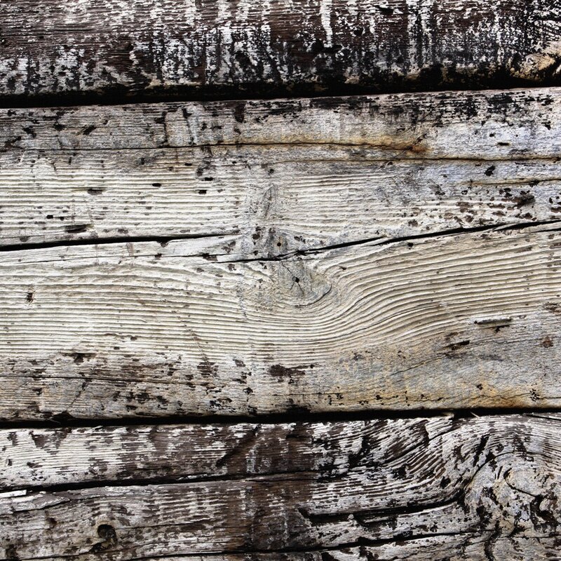 weathered wooden planks