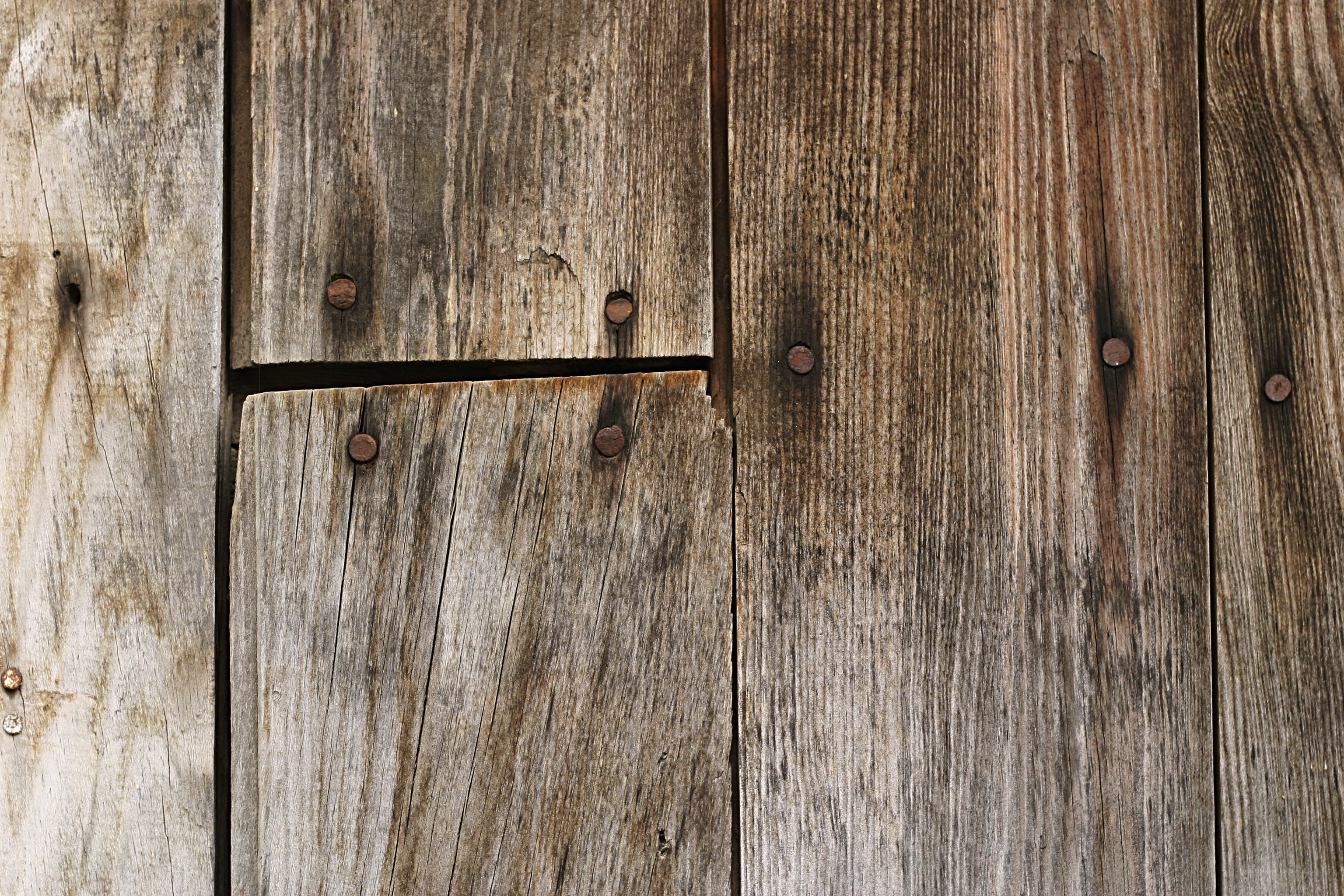 weathered wooden planks