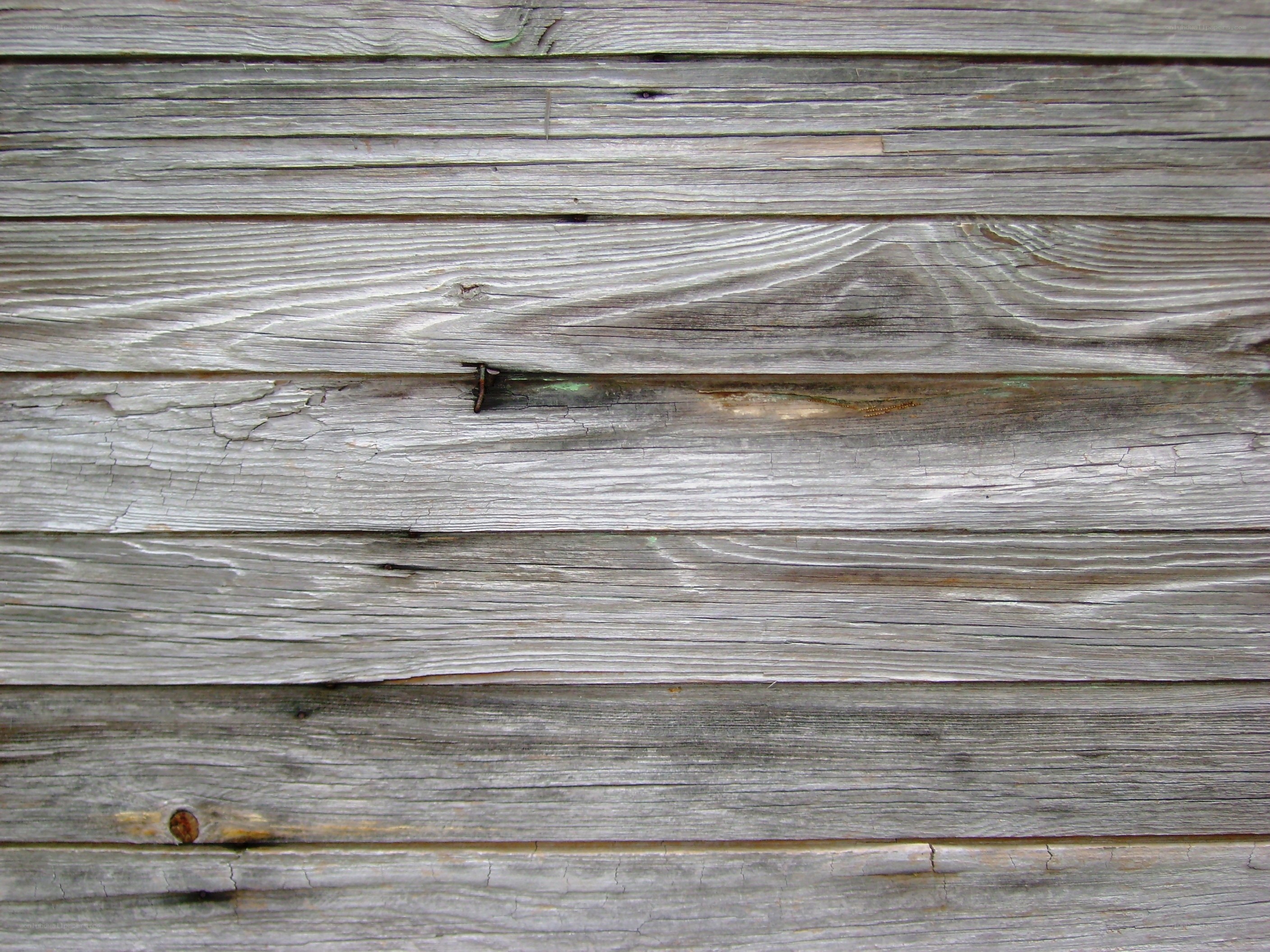 weathered wooden planks