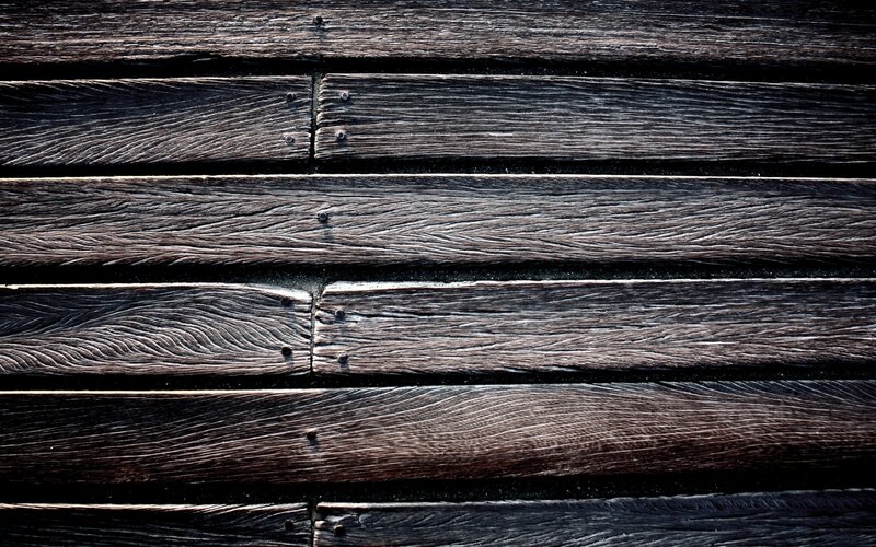 Weathered Wooden Planks — Brown, Dramatic