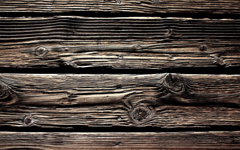 Weathered Wooden Planks — Brown, Textured, Photograph