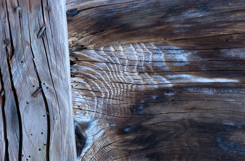 Weathered Wooden Planks — Brown, Textured, Photograph, Wood Grain, Nails