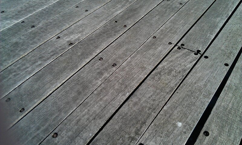 Weathered Wooden Planks — Gray, Neutral