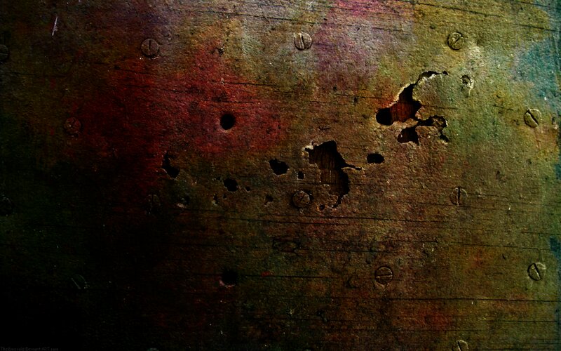 Weathered Wooden Surface — Brown