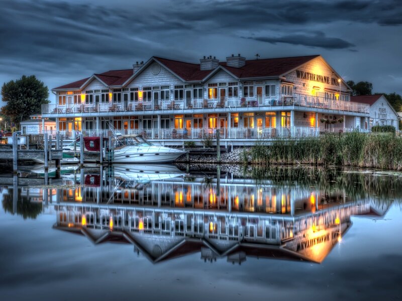 WeatherVane Inn Building — Blue