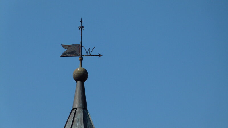 Weathervane on Spire