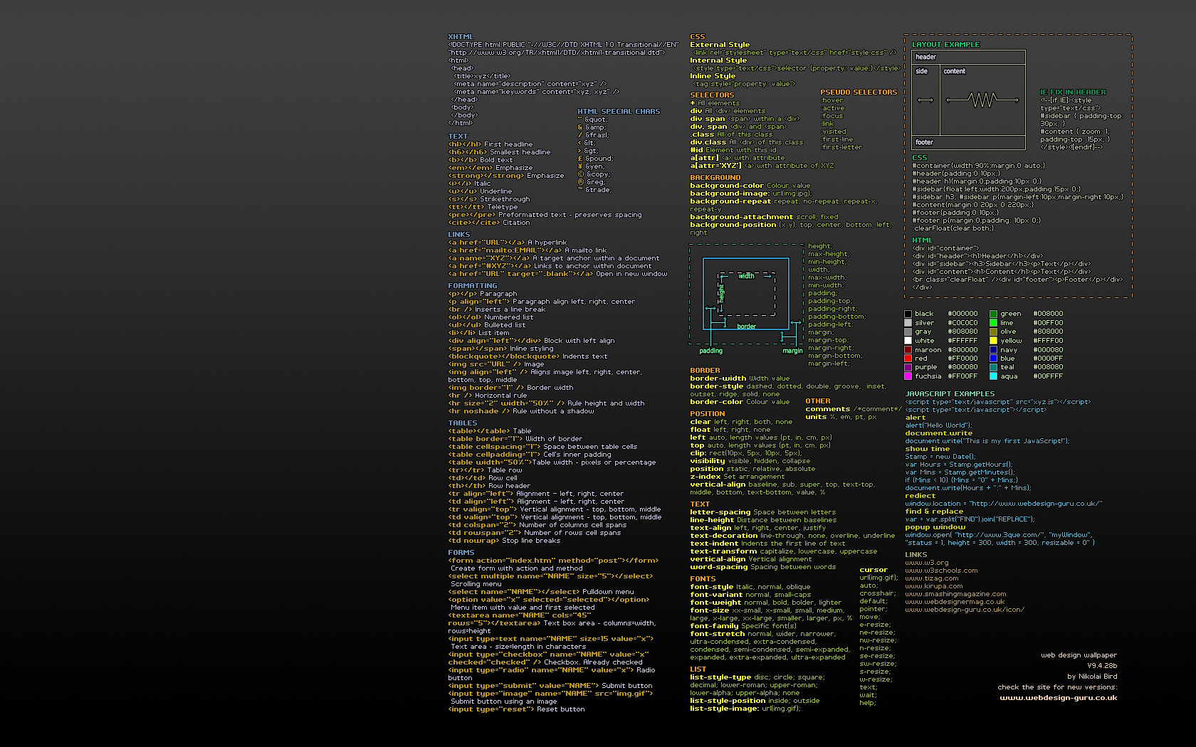 web development reference guide