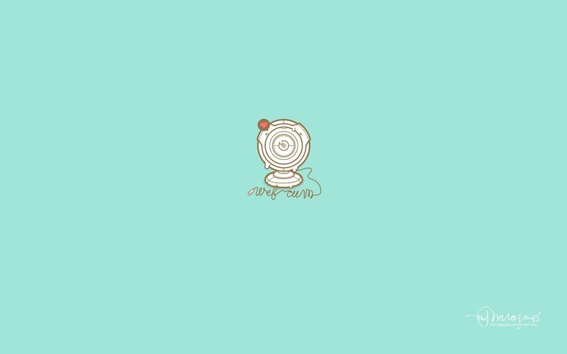 webcam illustration wallpaper