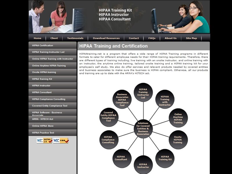 Website Screenshot — Black, Professional