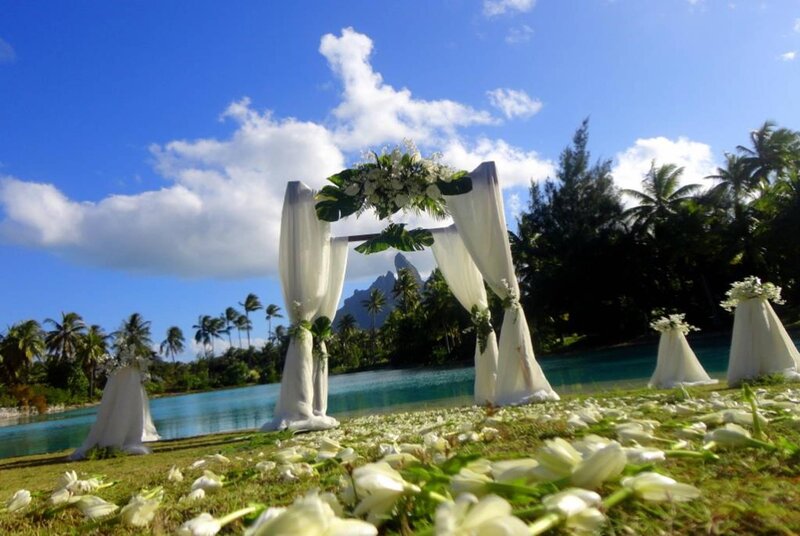 Wedding Arch by the Water