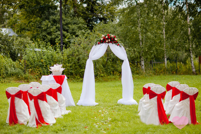 Wedding Arch in Garden