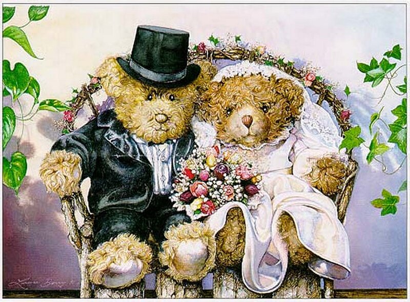 Wedding Bears Couple