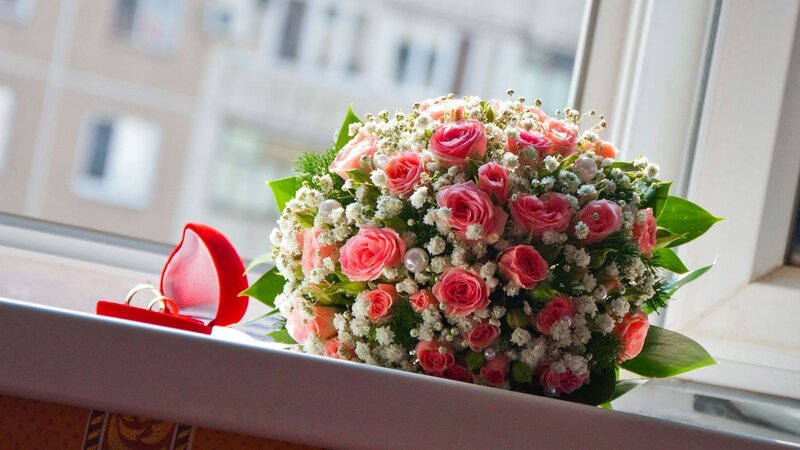 Wedding Bouquet and Ring