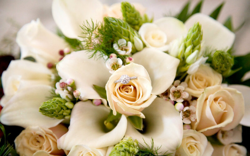 Wedding Bouquet with Ring