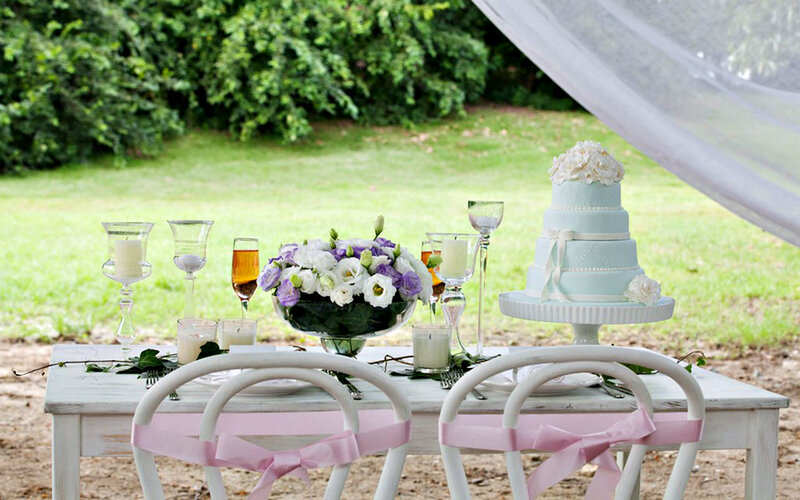 Wedding Cake and Table