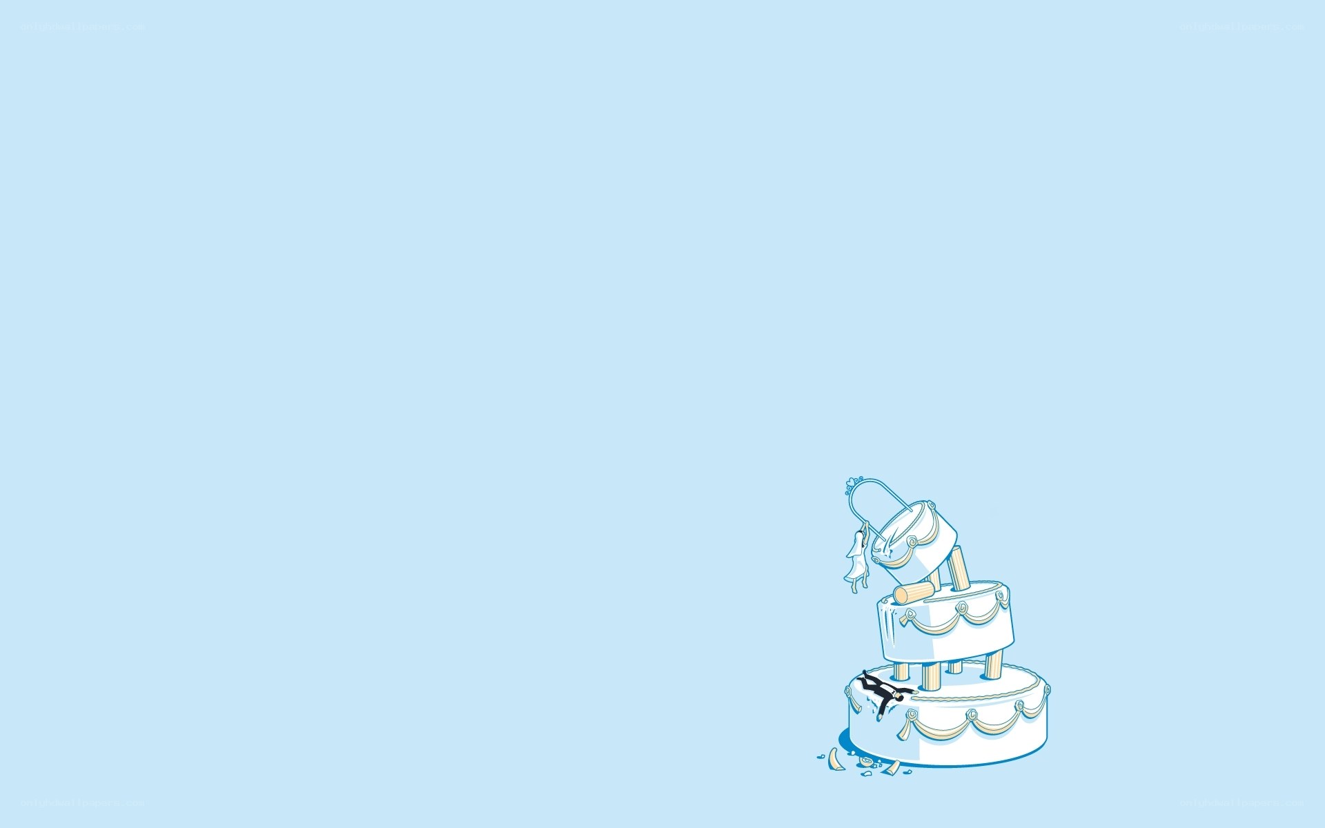 Wedding cake disaster