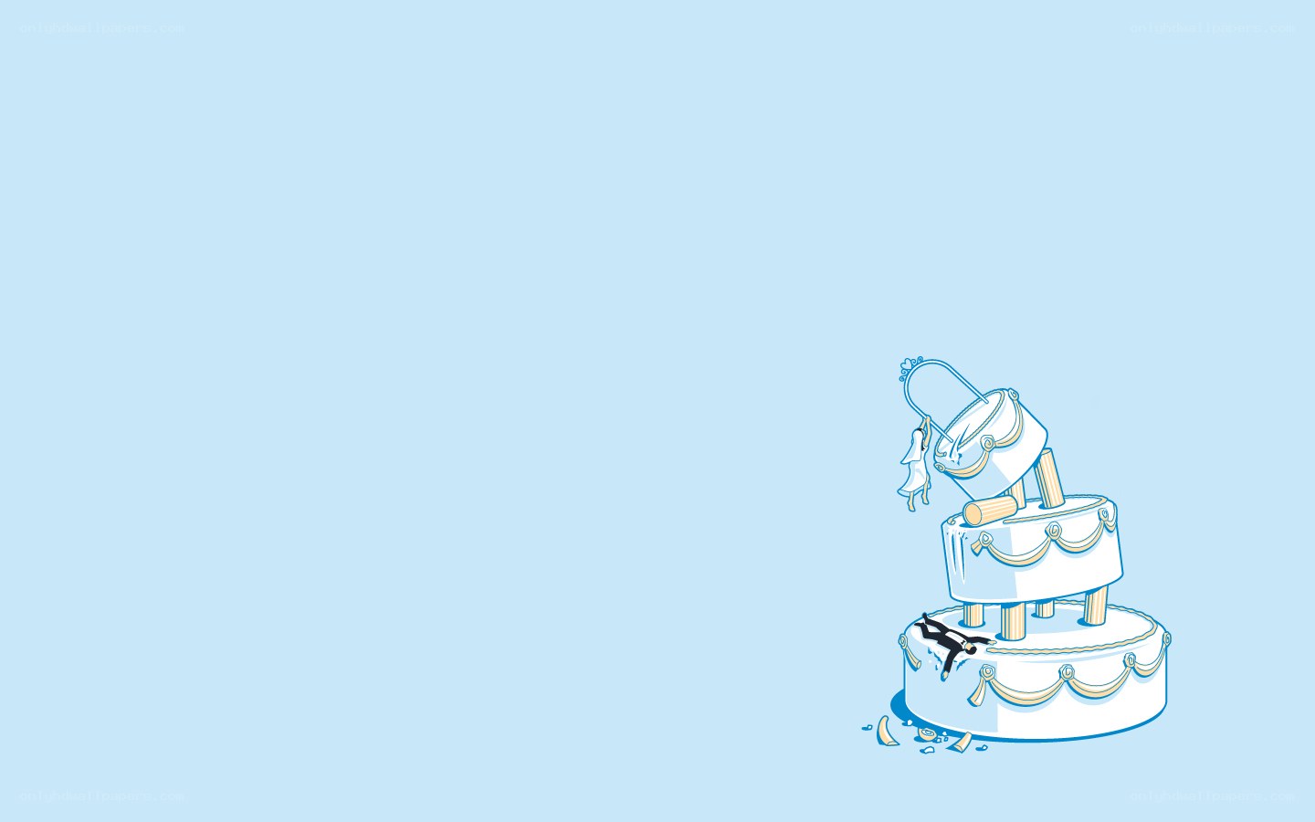 Wedding cake disaster