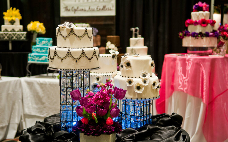 Wedding Cakes on Display