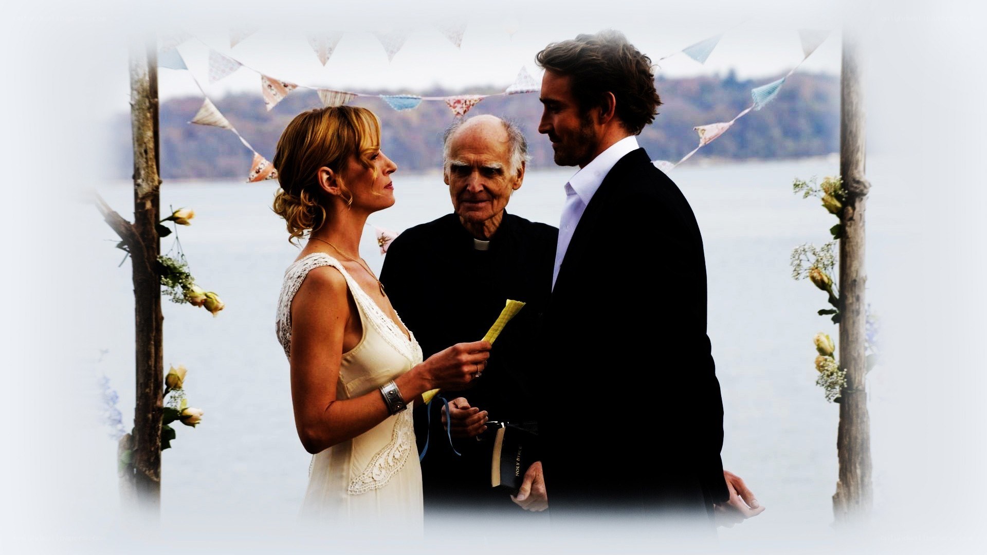 Wedding ceremony by the water