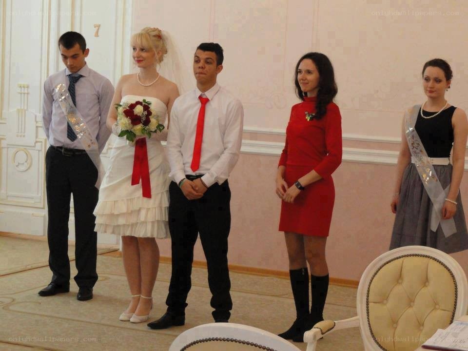 Wedding ceremony participants