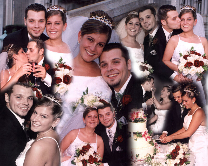 Wedding Couple Collage