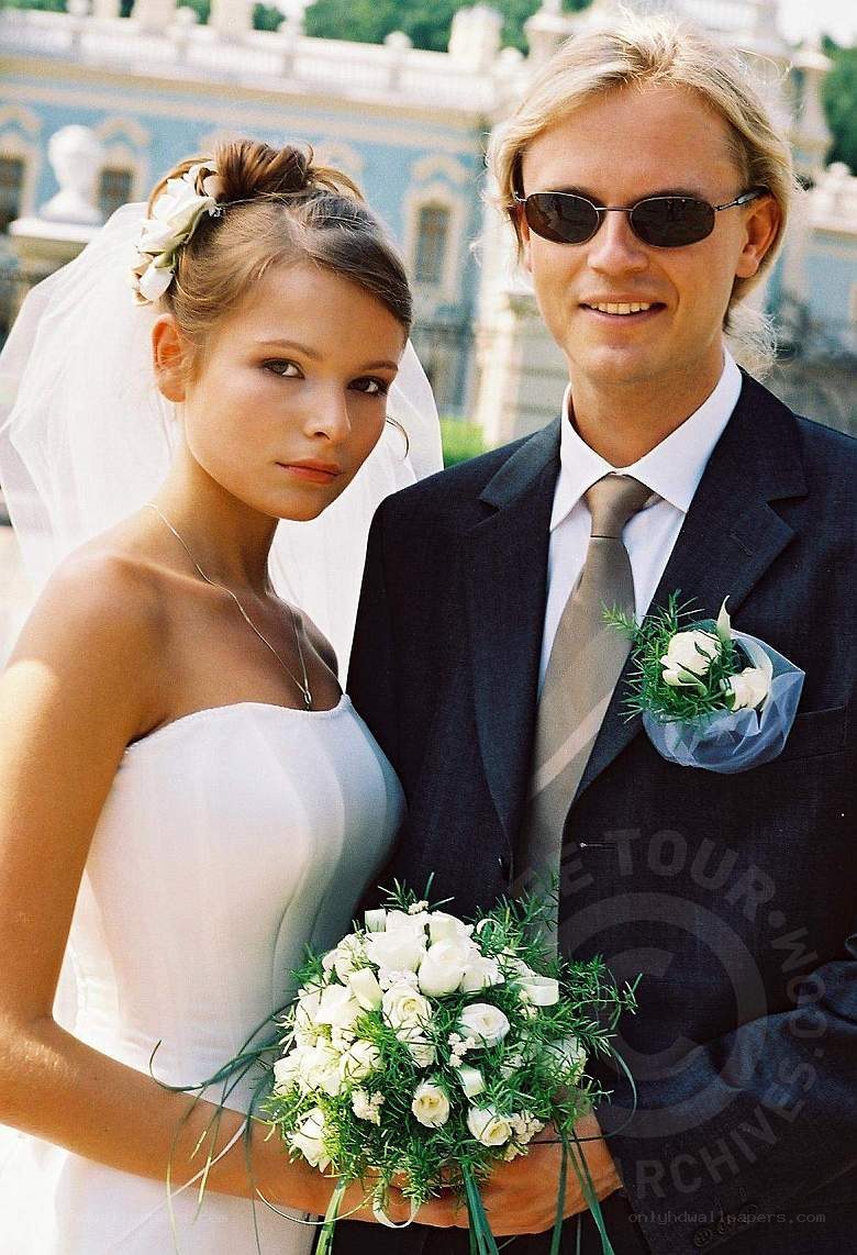 Wedding couple portrait