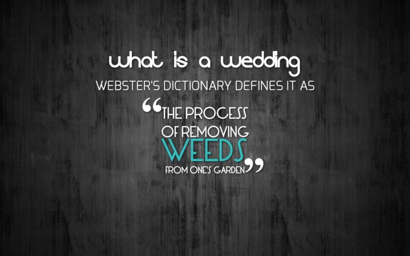 wedding definition humor