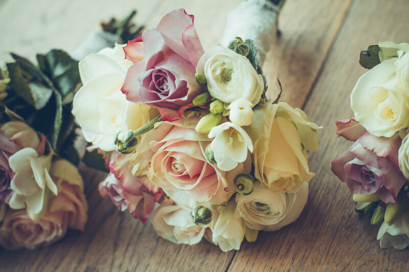 Wedding Flower Bouquets — Pink, Serene
