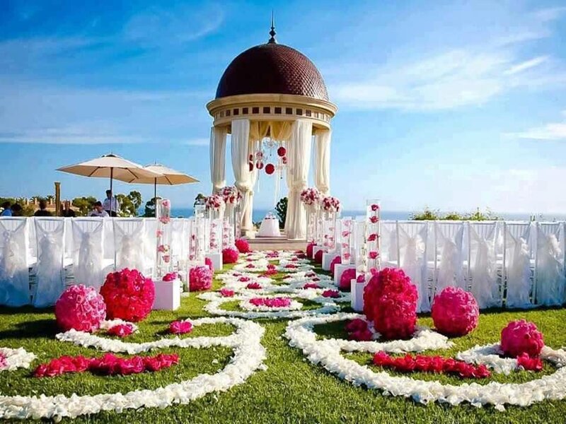 Wedding Gazebo on Lawn