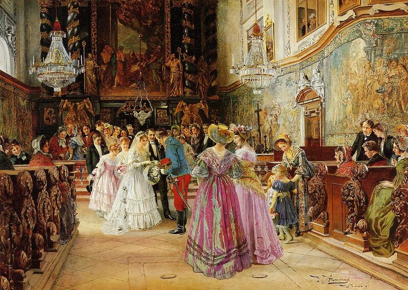 Wedding in a church