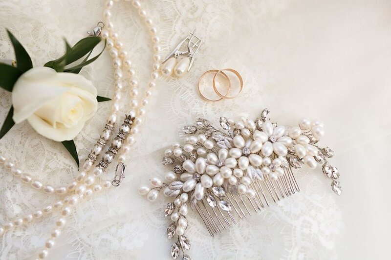 Wedding Jewelry and Rose