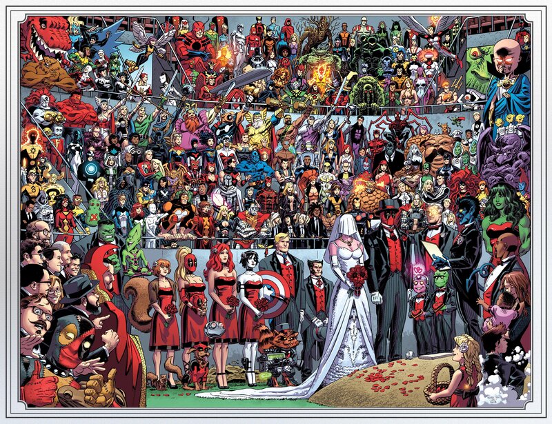 Wedding of Deadpool and Negan