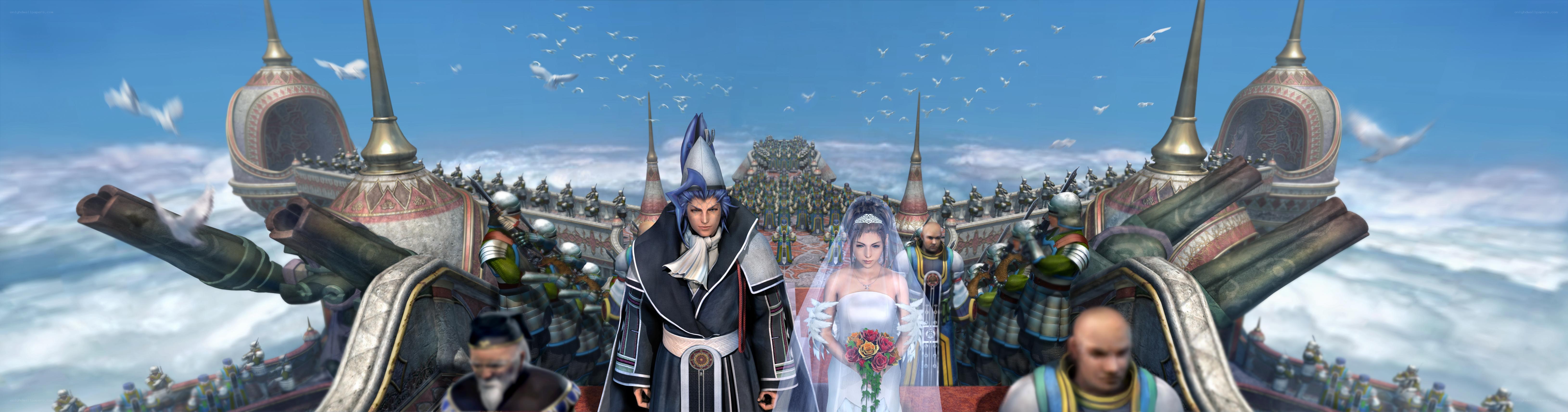 Wedding on a flying fortress