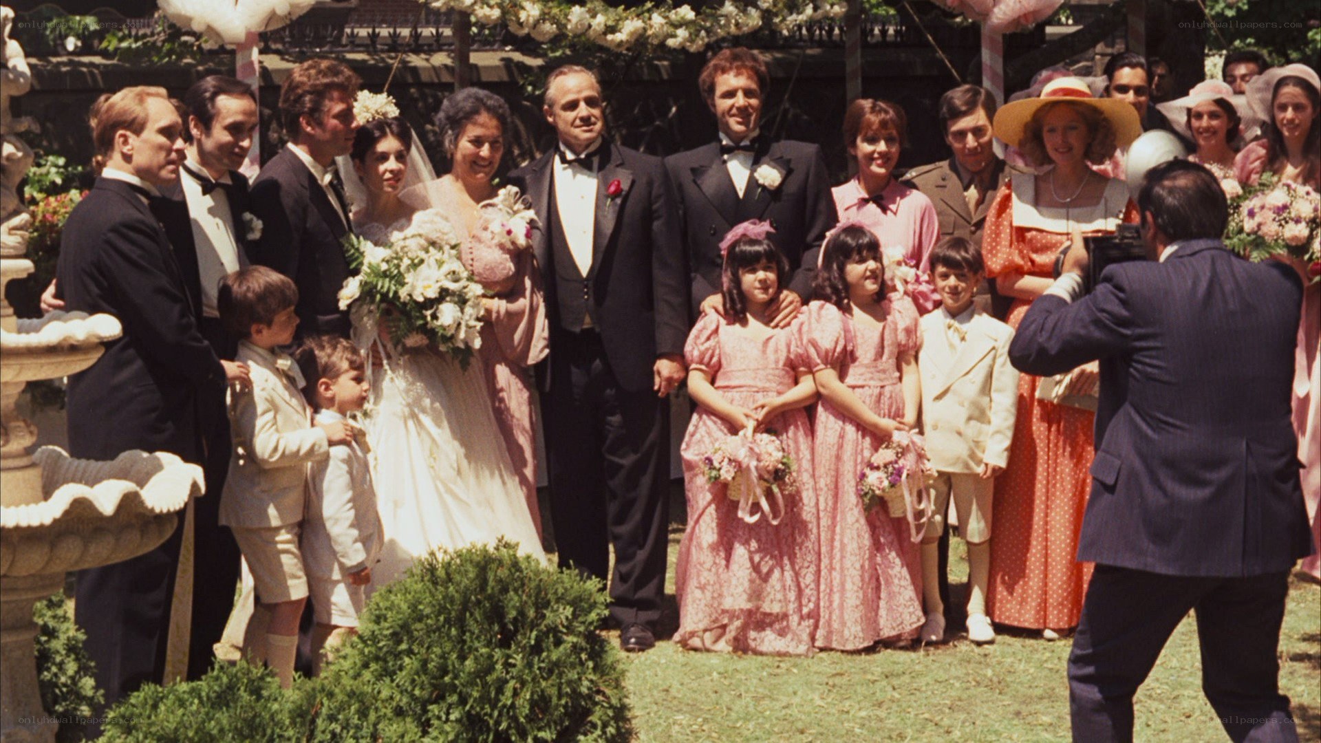 Wedding party photo