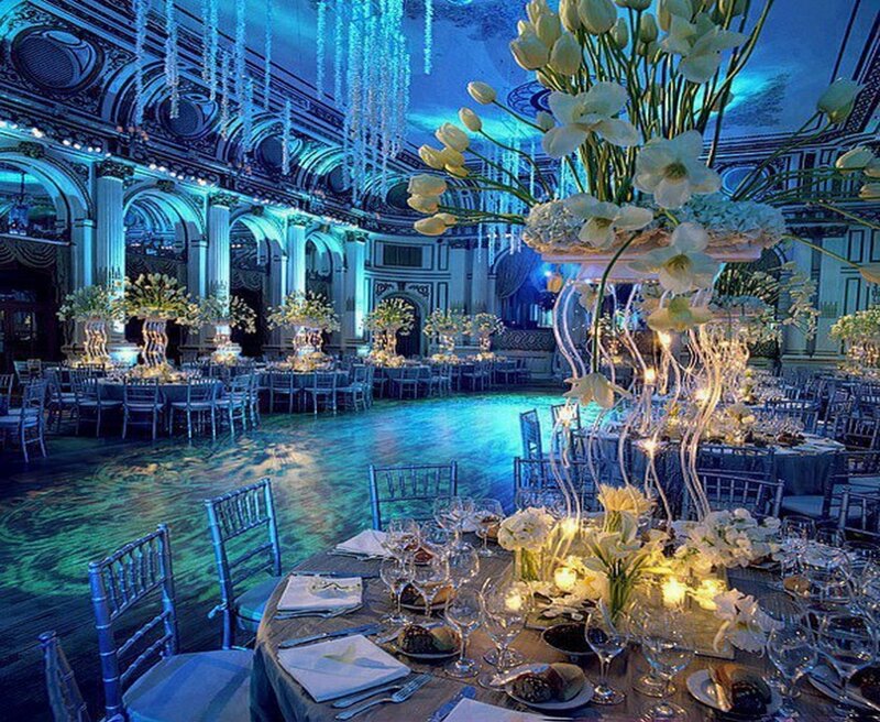 Wedding Reception Hall — Blue