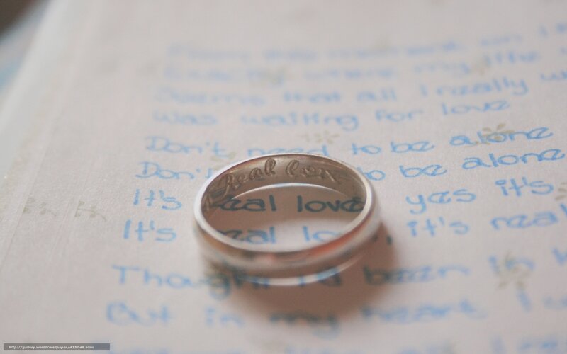 Wedding Ring on Paper