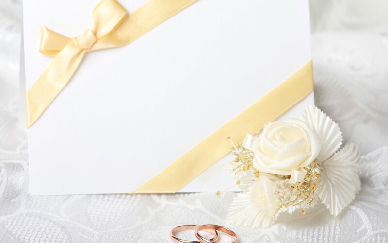 Wedding Rings and Corsage