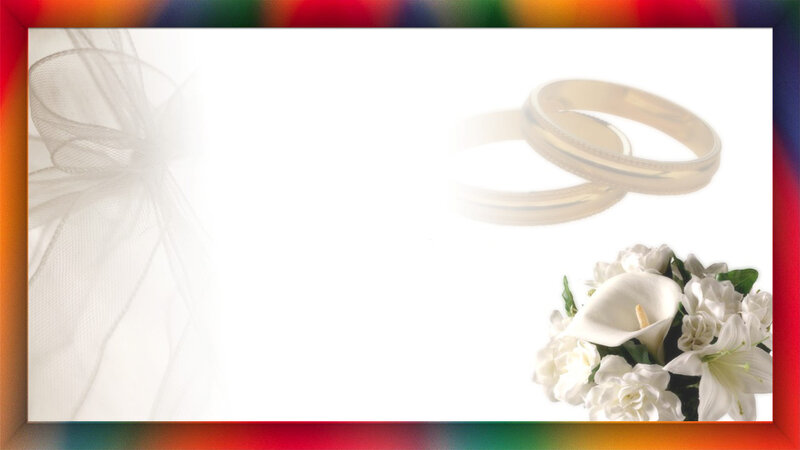 wedding rings and flowers