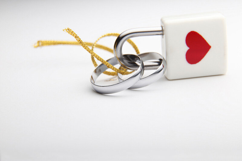 Wedding Rings and Lock