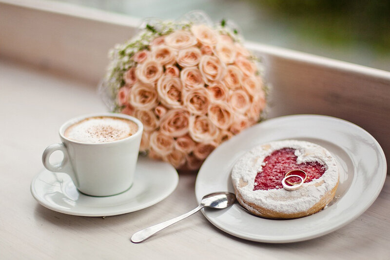 Wedding Rings on Pastry