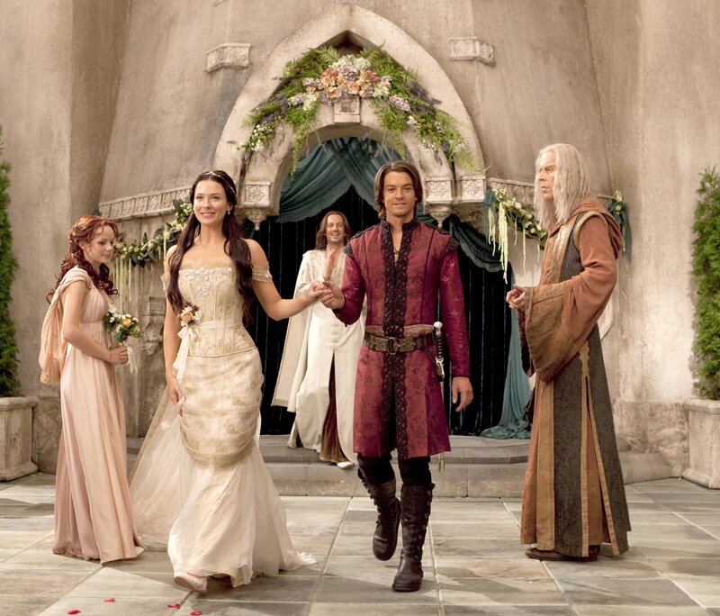 Wedding scene from a fantasy film