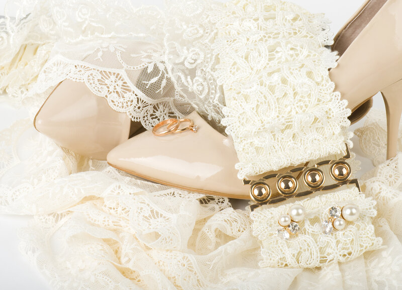 Wedding Shoes and Rings