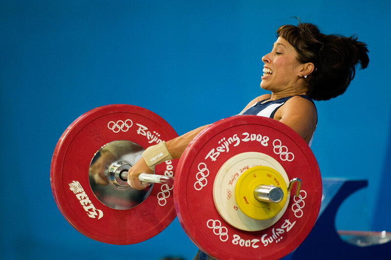 Weightlifter at Beijing Olympics