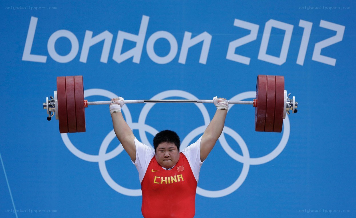 Weightlifter at London 2012