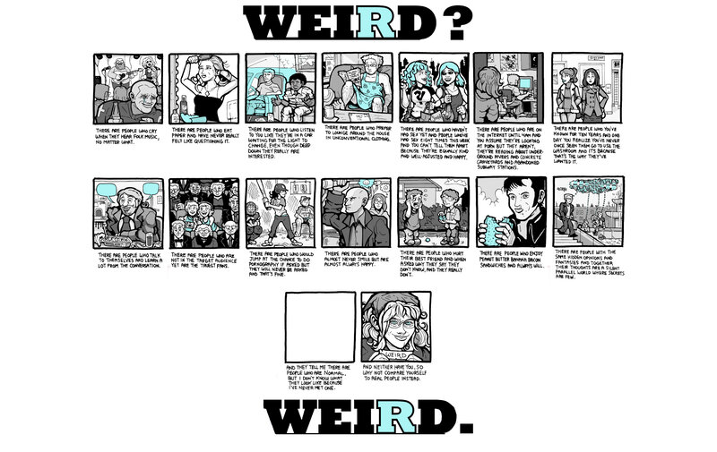 weird people comic